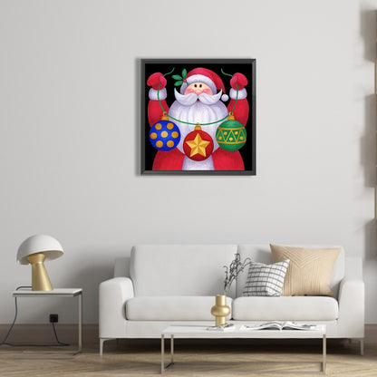 Cute Santa Claus - Full Square Drill Diamond Painting 30*30CM