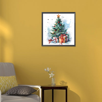 Christmas Tree - Special Shaped Drill Diamond Painting 30*30CM