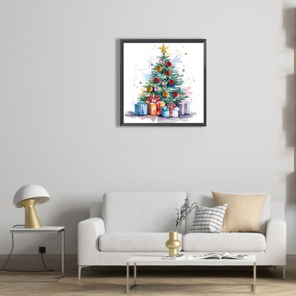 Christmas Tree - Special Shaped Drill Diamond Painting 30*30CM