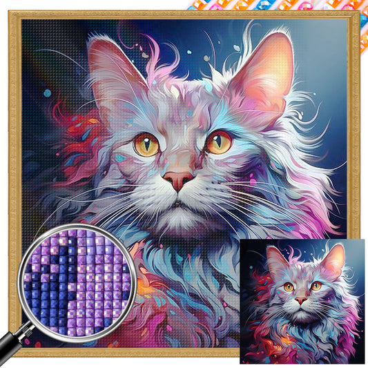 Colorful Cats - Full Square Drill Diamond Painting 40*40CM