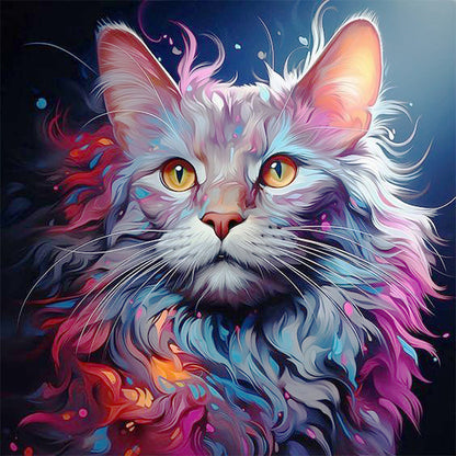 Colorful Cats - Full Square Drill Diamond Painting 40*40CM