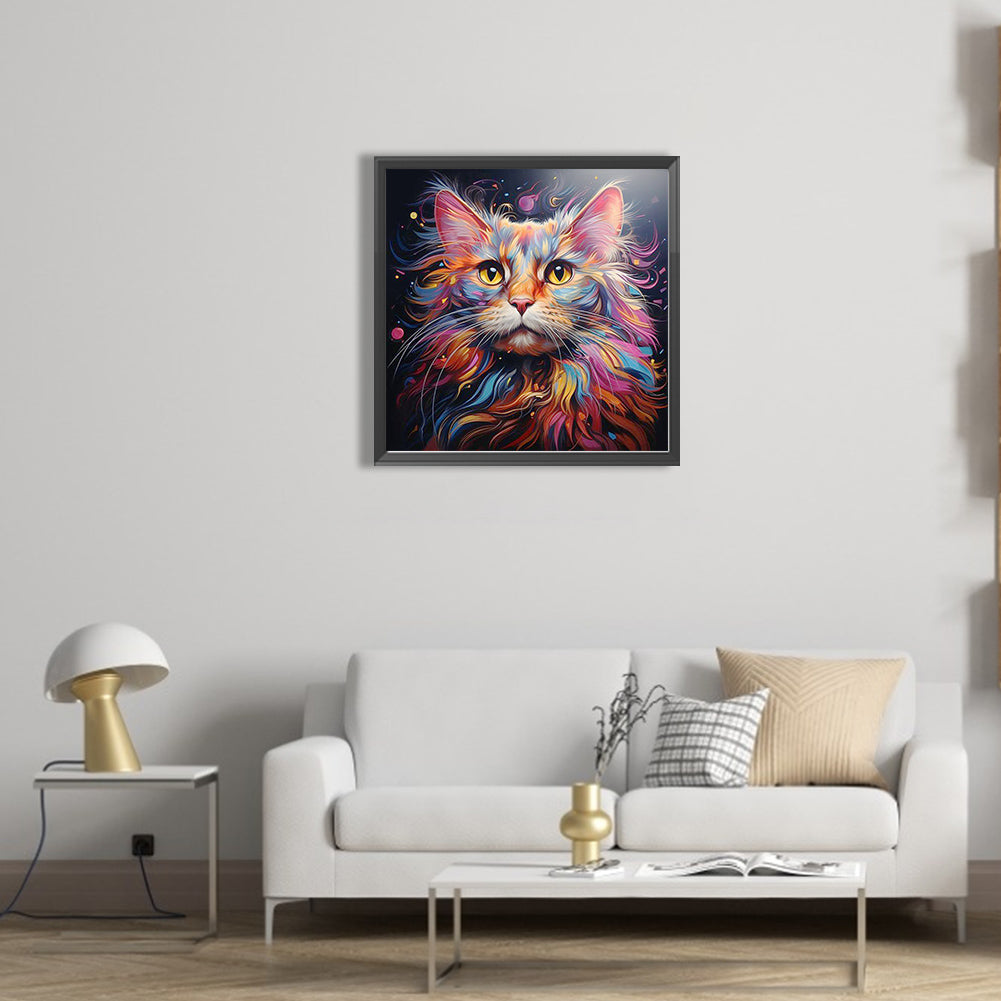 Colorful Cats - Full Square Drill Diamond Painting 40*40CM