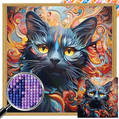 Colorful Cats - Full Square Drill Diamond Painting 40*40CM