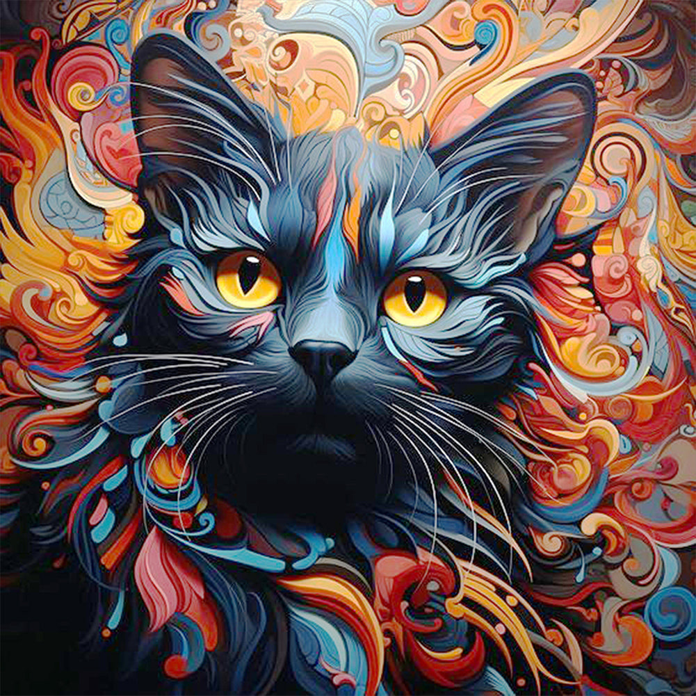 Colorful Cats - Full Square Drill Diamond Painting 40*40CM