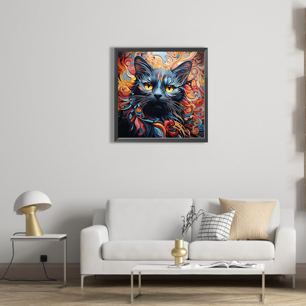 Colorful Cats - Full Square Drill Diamond Painting 40*40CM