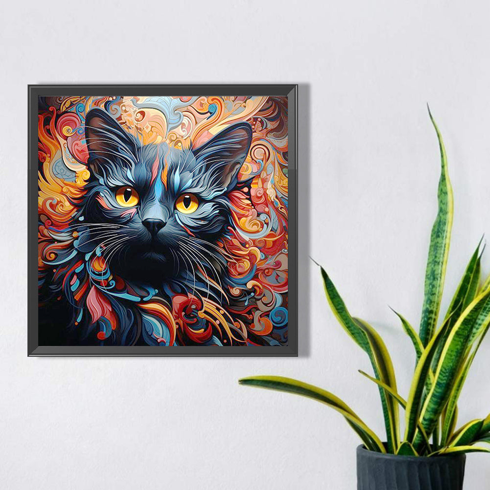 Colorful Cats - Full Square Drill Diamond Painting 40*40CM