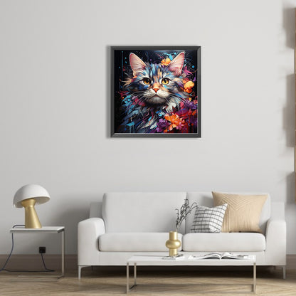 Colorful Cats - Full Square Drill Diamond Painting 40*40CM