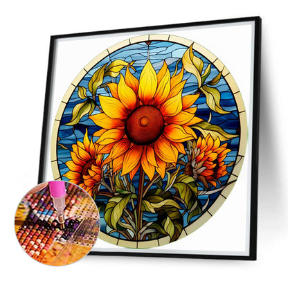 Sunflower - Full Round Drill Diamond Painting 40*40CM