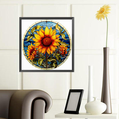 Sunflower - Full Round Drill Diamond Painting 40*40CM