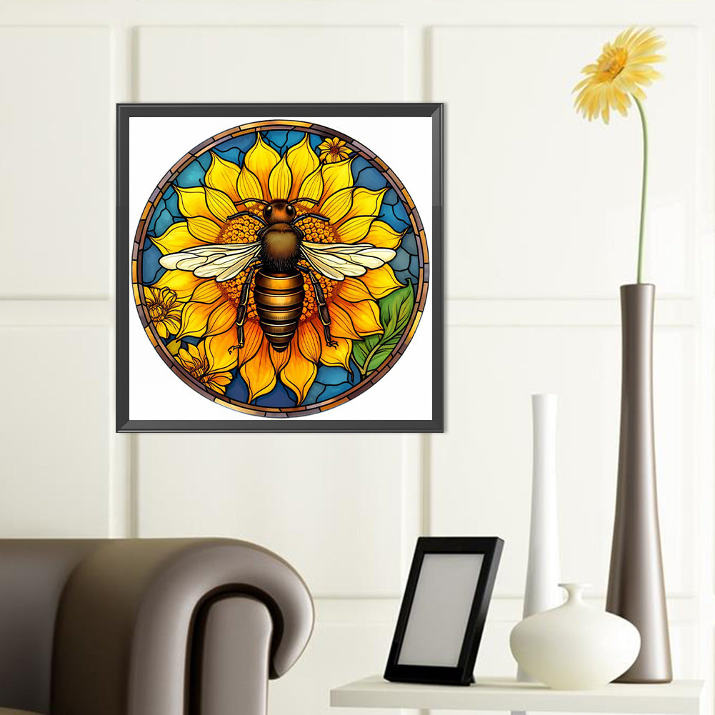 Sunflower - Full Round Drill Diamond Painting 40*40CM