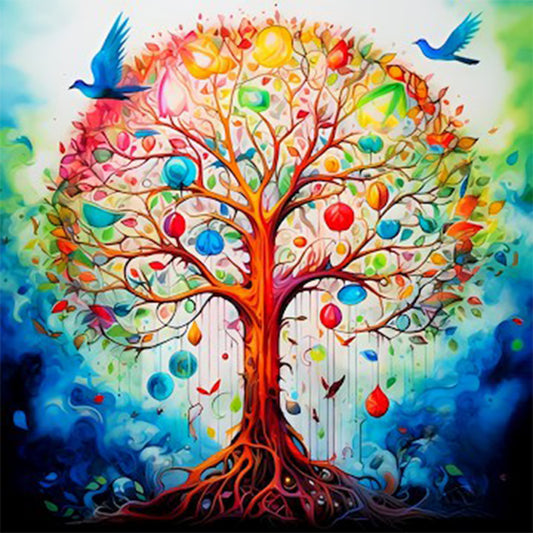 Tree Of Life - Full Round Drill Diamond Painting 40*40CM