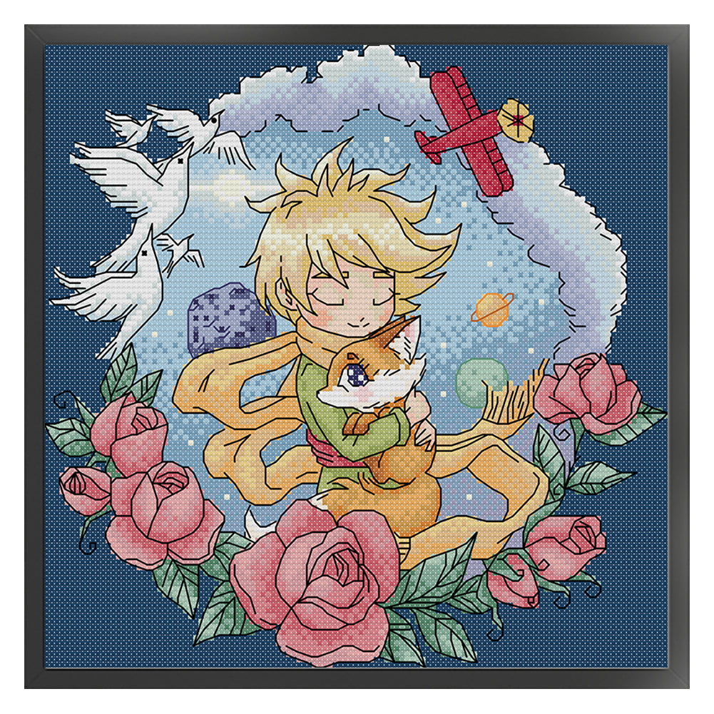 Little Prince - 11CT Stamped Cross Stitch 37*36CM(Joy Sunday)