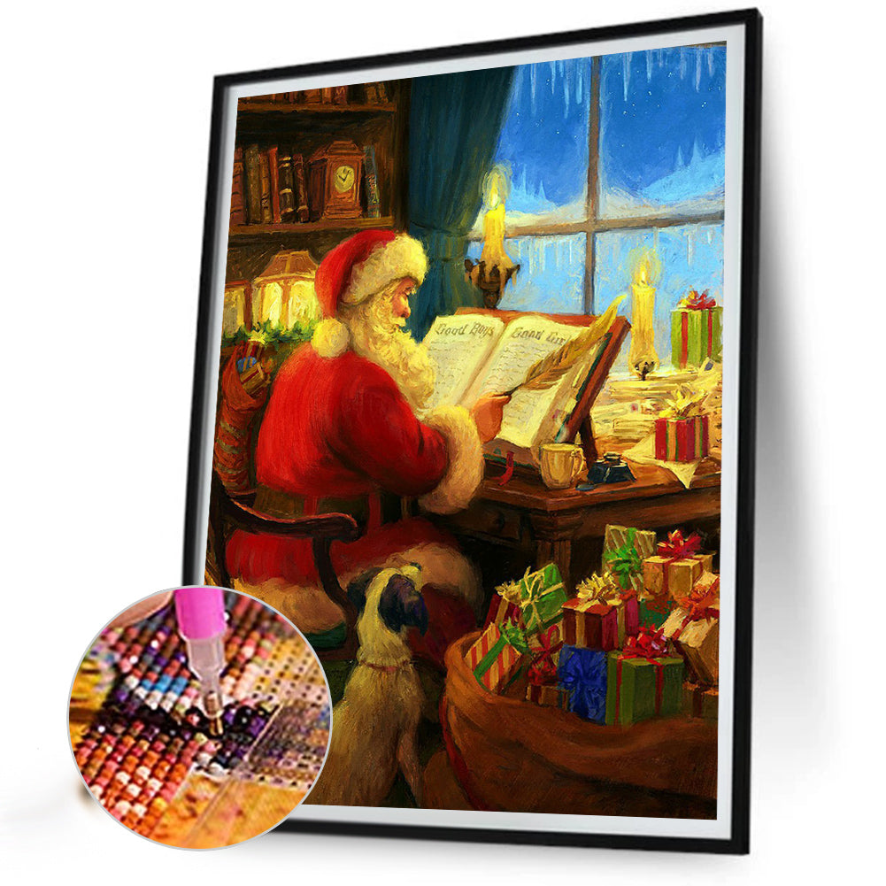 Santa Claus - Full Round Drill Diamond Painting 40*50CM