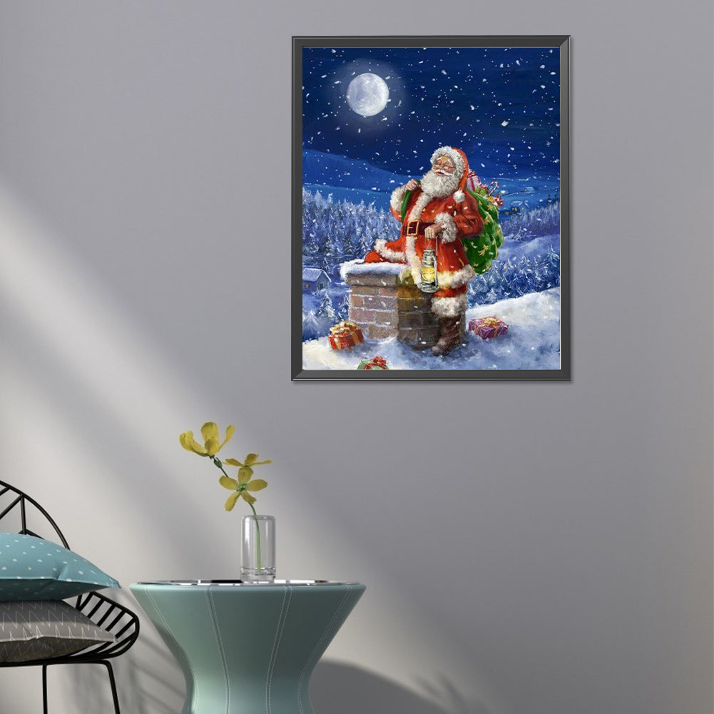 Santa Claus - Full Round Drill Diamond Painting 40*50CM