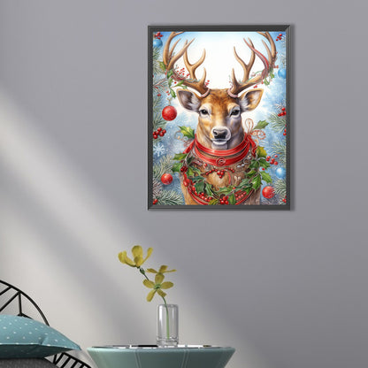 Christmas Animals - Full AB Dril Square Diamond Painting 30*40CM