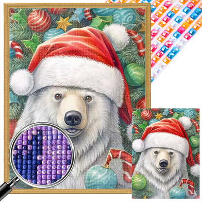 Christmas Animals - Full AB Dril Square Diamond Painting 30*40CM