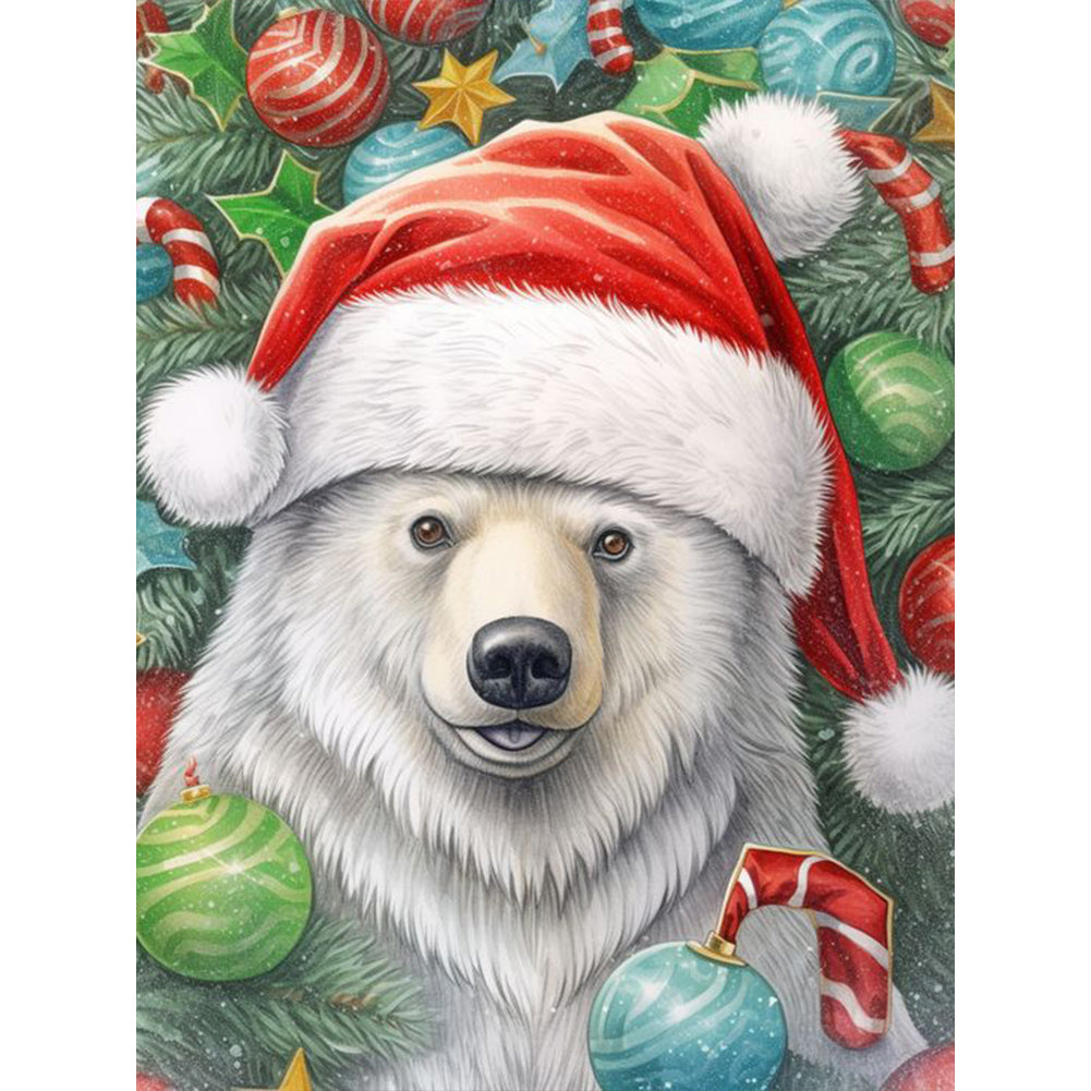 Christmas Animals - Full AB Dril Square Diamond Painting 30*40CM