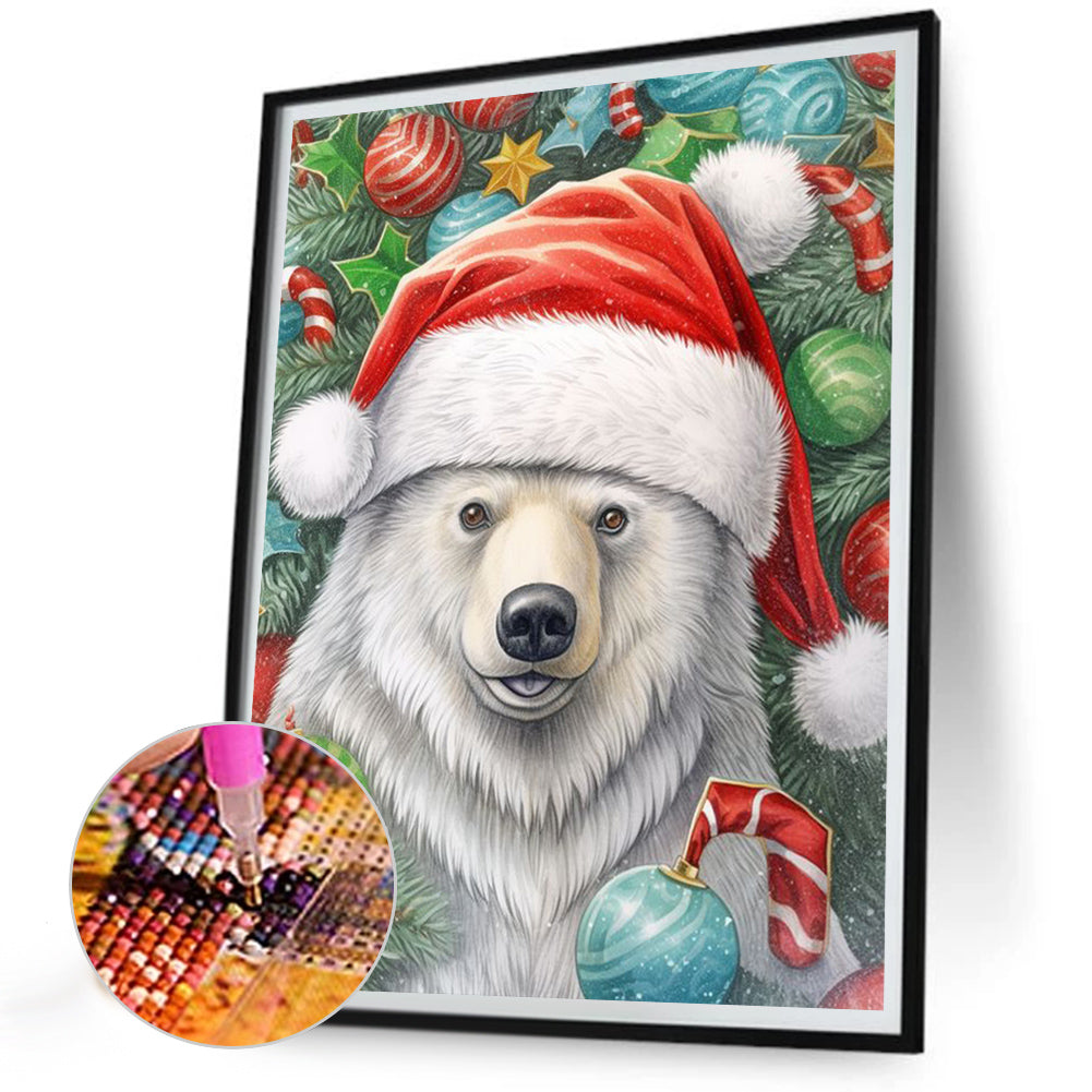 Christmas Animals - Full AB Dril Square Diamond Painting 30*40CM