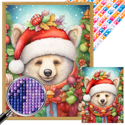 Christmas Animals - Full AB Dril Square Diamond Painting 30*40CM