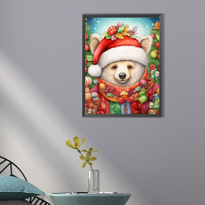 Christmas Animals - Full AB Dril Square Diamond Painting 30*40CM