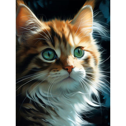 Cat - Full AB Dril Square Diamond Painting 30*40CM