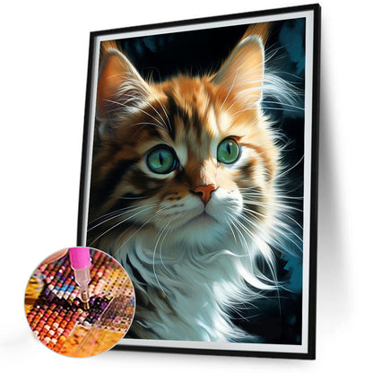 Cat - Full AB Dril Square Diamond Painting 30*40CM