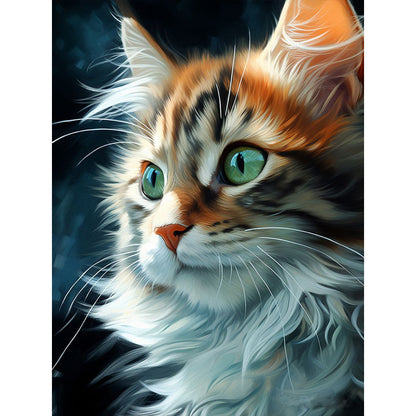 Cat - Full AB Dril Square Diamond Painting 30*40CM