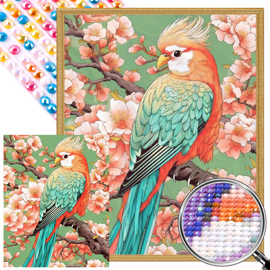 Parrot - Full AB Dril Round Diamond Painting 40*50CM