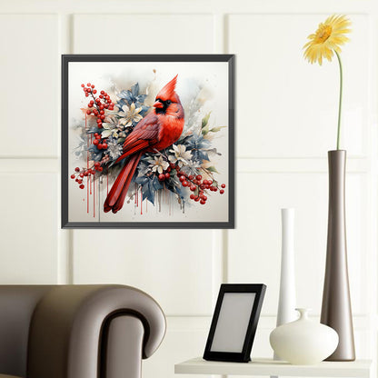 Cardinal On Tree Branch - Full Round Drill Diamond Painting 40*40CM