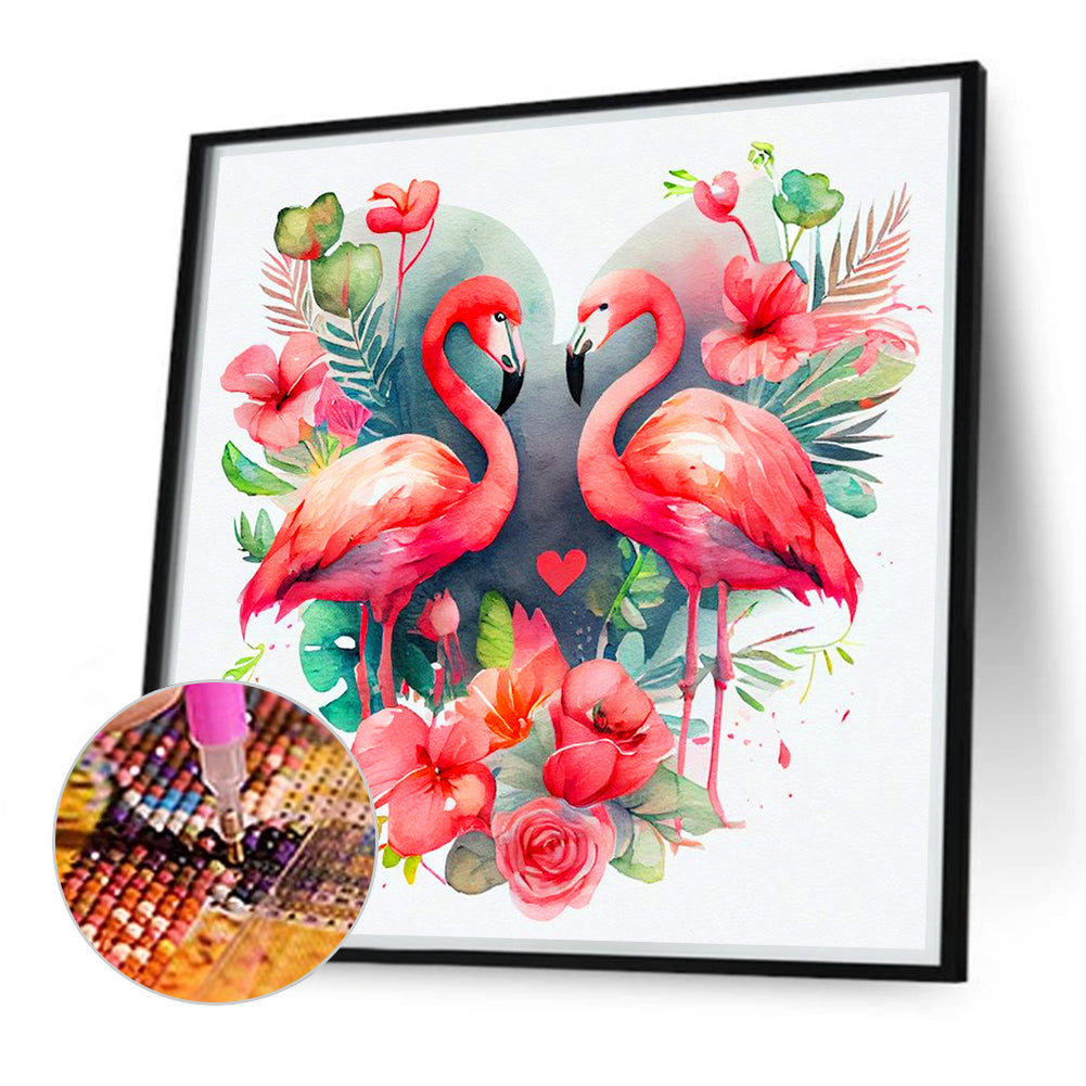 Flamingo - Full Round Drill Diamond Painting 40*40CM