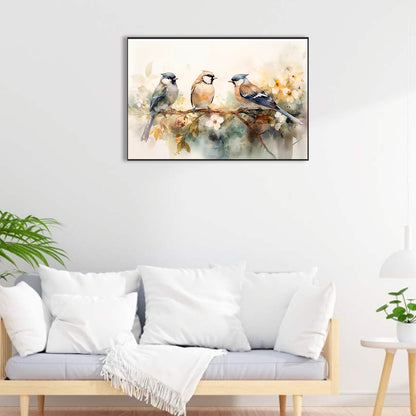 Beautiful Bird Flying On The Branch - Full Round Drill Diamond Painting 40*60CM