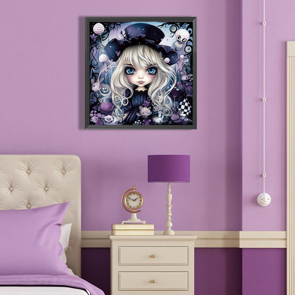 Gentleman Girl - Full Round Drill Diamond Painting 40*40CM