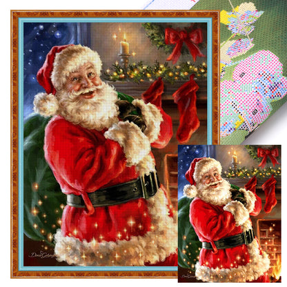 Santa Claus - 11CT Stamped Cross Stitch 50*65CM