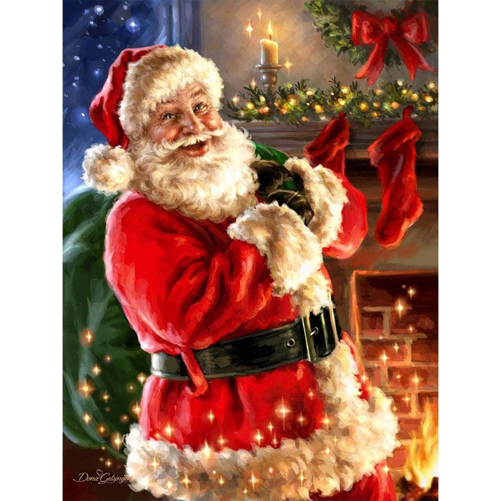 Santa Claus - 11CT Stamped Cross Stitch 50*65CM