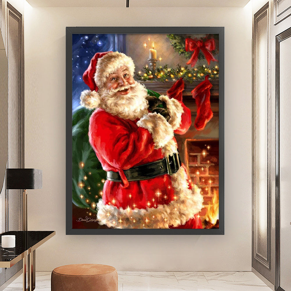 Santa Claus - 11CT Stamped Cross Stitch 50*65CM