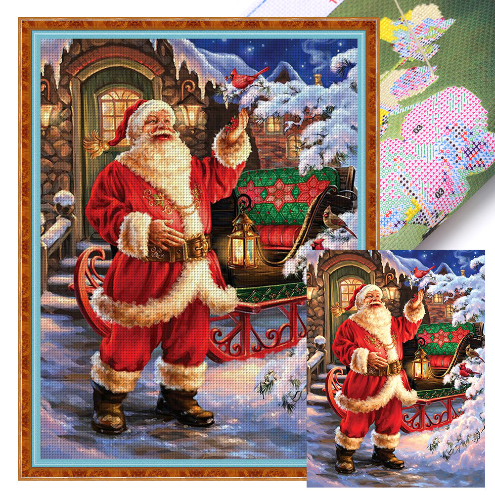 Santa Claus - 11CT Stamped Cross Stitch 50*65CM