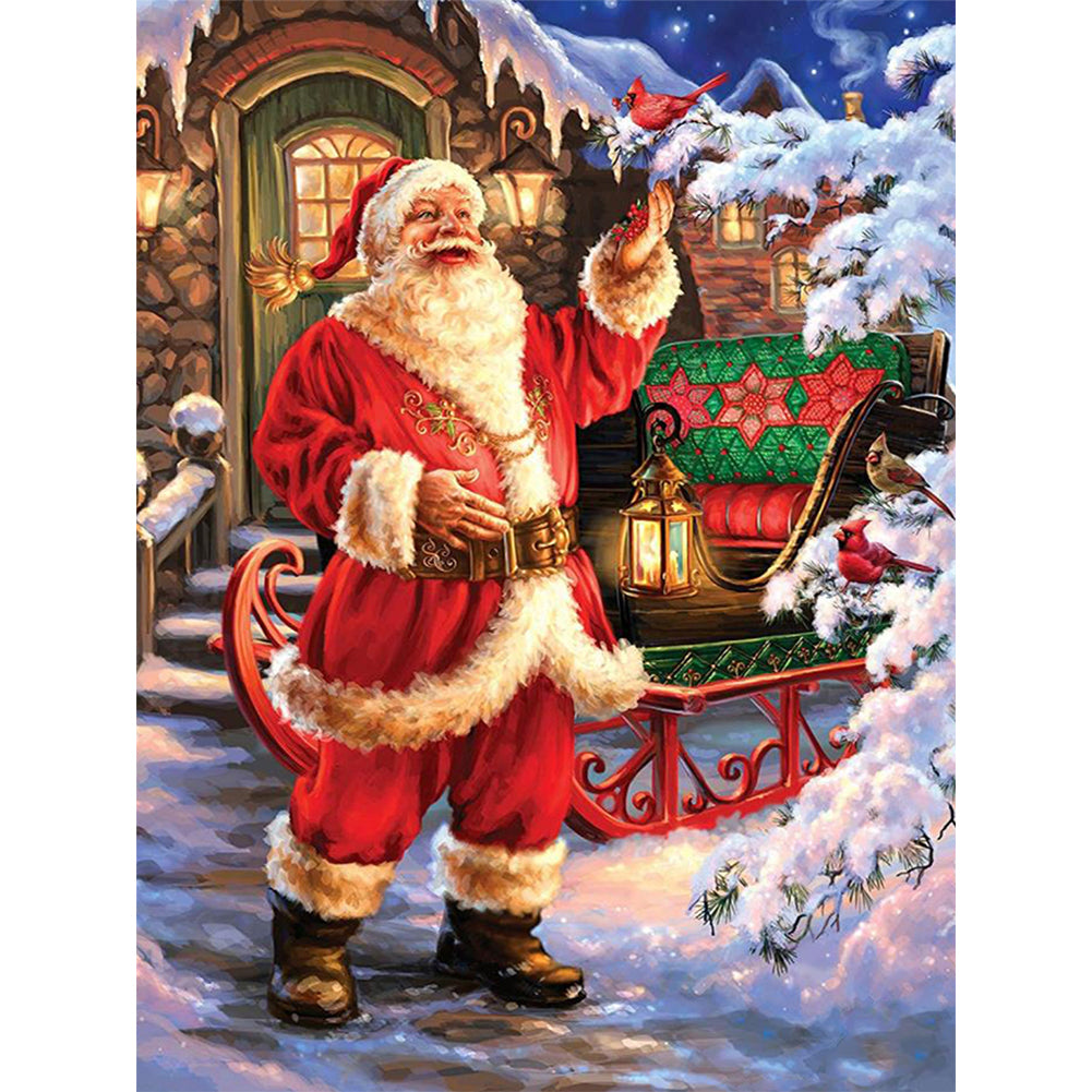 Santa Claus - 11CT Stamped Cross Stitch 50*65CM