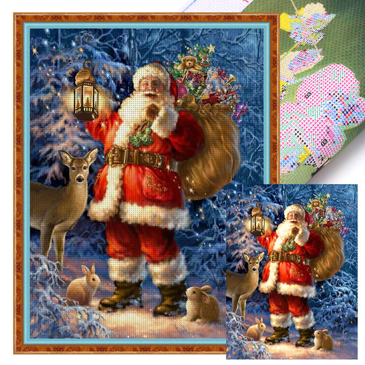 Santa Claus - 11CT Stamped Cross Stitch 50*65CM