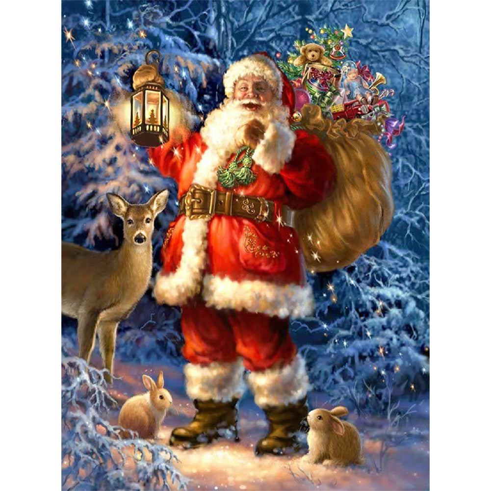 Santa Claus - 11CT Stamped Cross Stitch 50*65CM