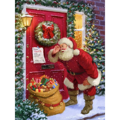 Santa Claus - 11CT Stamped Cross Stitch 50*65CM