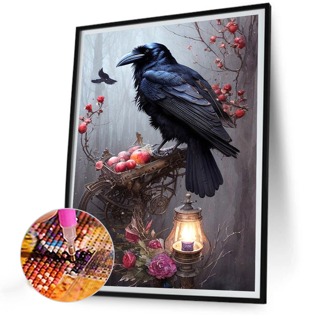 Crow - Full Square Drill Diamond Painting 30*40CM