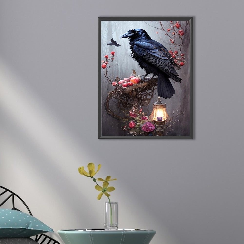 Crow - Full Square Drill Diamond Painting 30*40CM