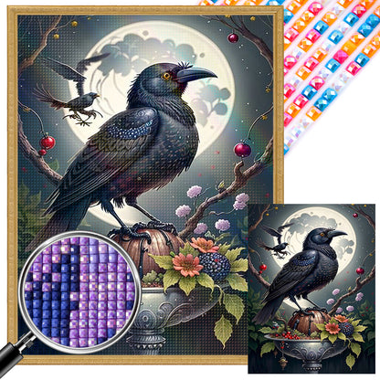 Crow - Full AB Dril Square Diamond Painting 30*40CM