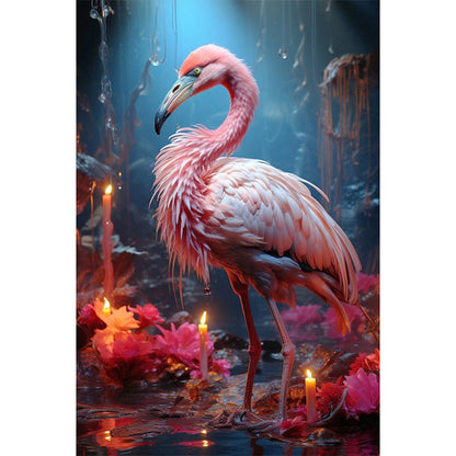 Flamingo - Full AB Dril Square Diamond Painting 40*60CM