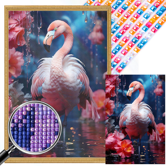 Flamingo - Full AB Dril Square Diamond Painting 40*60CM