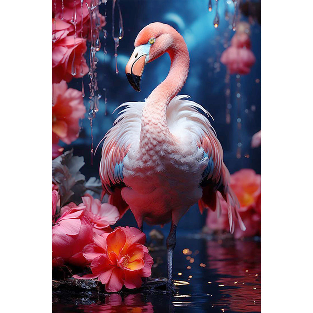 Flamingo - Full AB Dril Square Diamond Painting 40*60CM