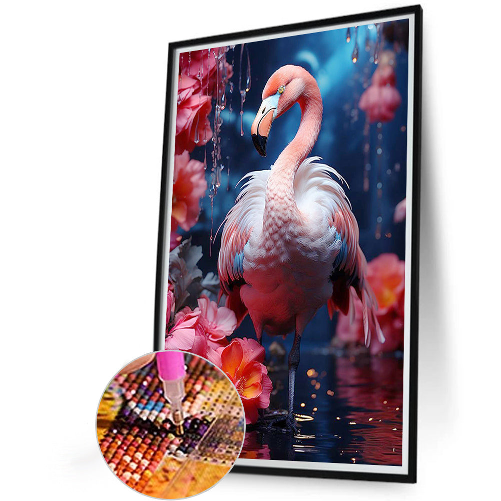 Flamingo - Full AB Dril Square Diamond Painting 40*60CM