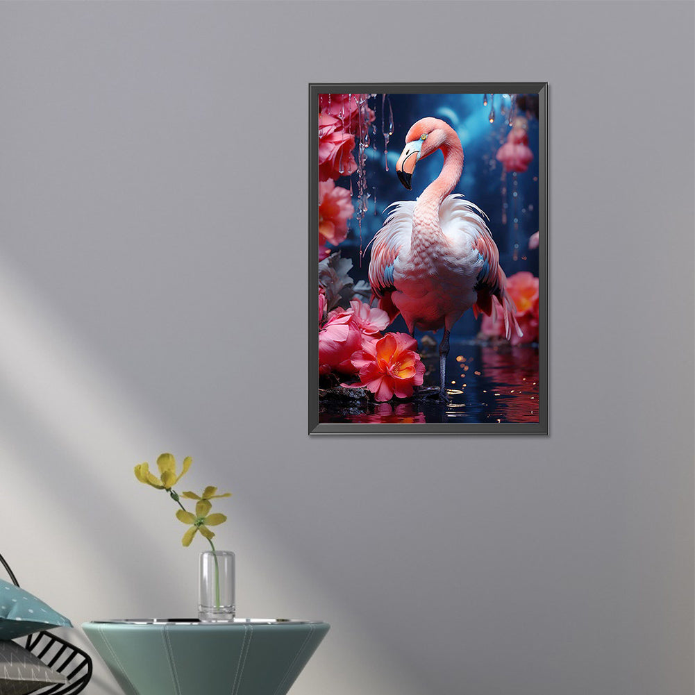 Flamingo - Full AB Dril Square Diamond Painting 40*60CM