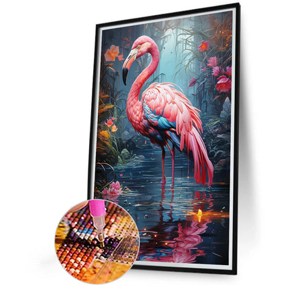 Flamingo - Full AB Dril Square Diamond Painting 40*60CM