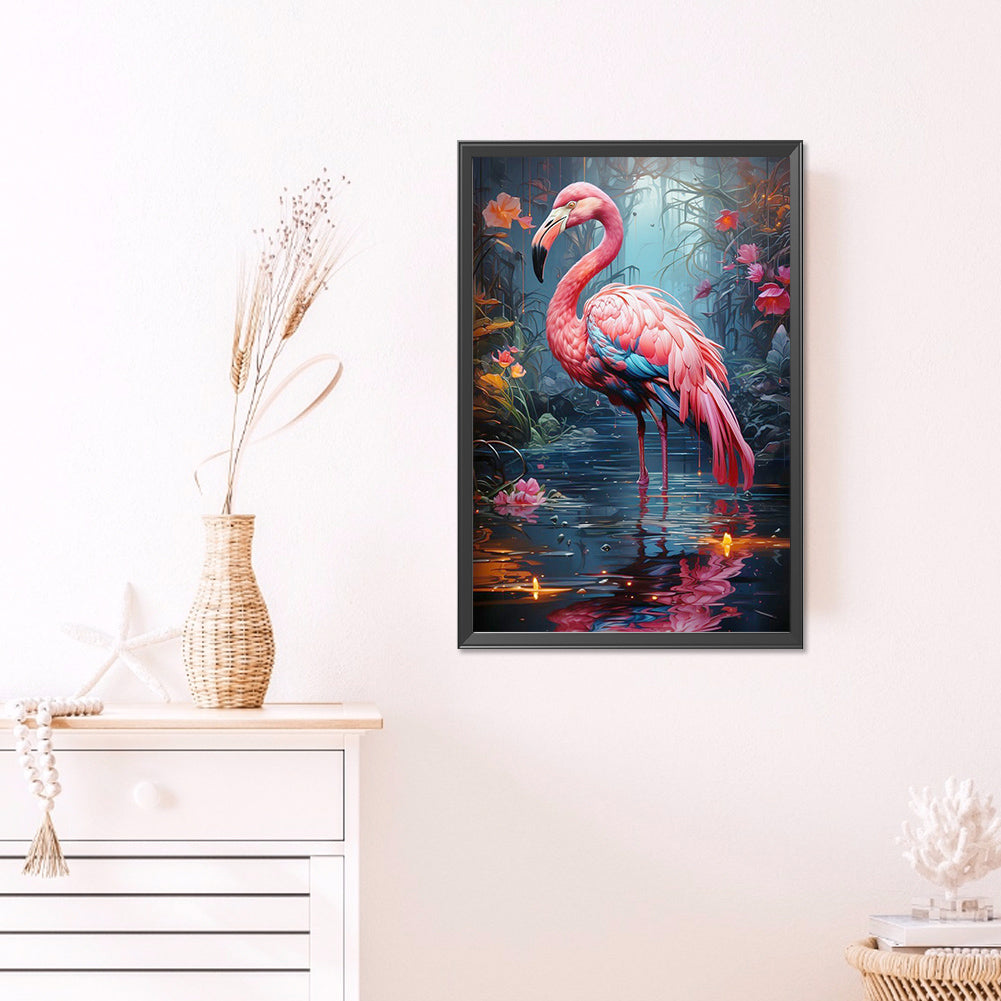 Flamingo - Full AB Dril Square Diamond Painting 40*60CM